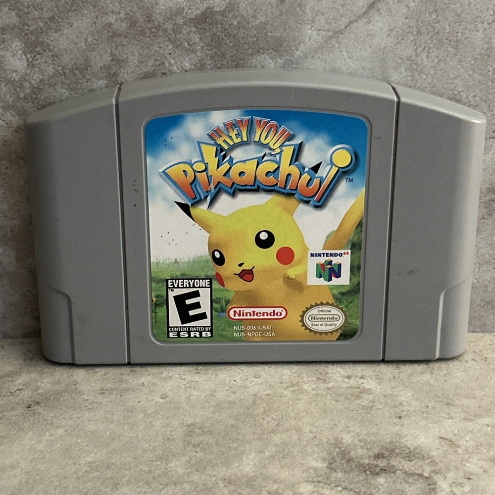 Hey You, Pikachu (Nintendo 64, 2000) N64 Cartridge Only